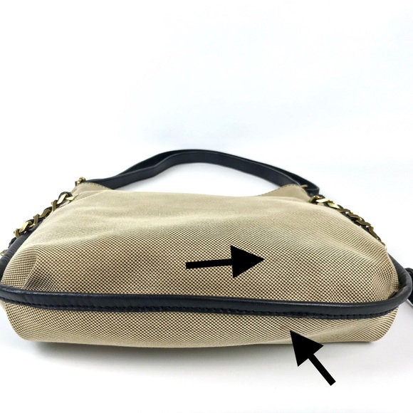Extra Photos {Chloe} Haley Tan Canvas Leather Bag - Picture 6 of 8